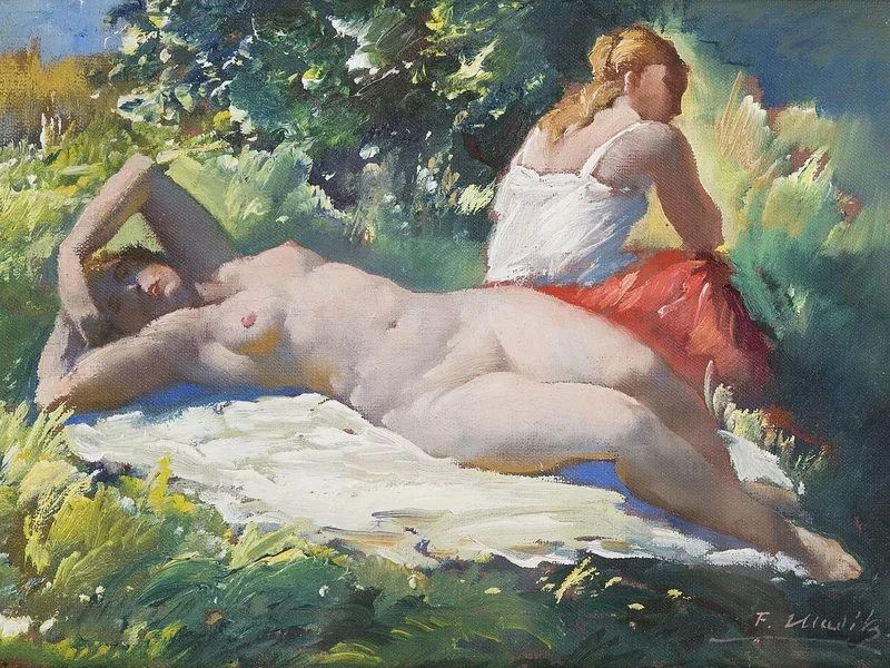 1887-František Hladík - A riposo